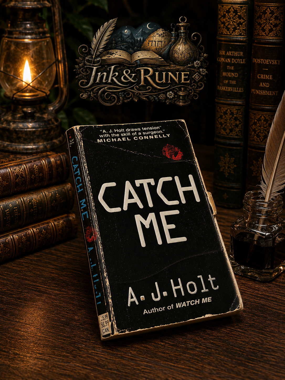 Catch Me by A. J. Holt paperback front cover Catch Me by A. J. Holt paperback front cover