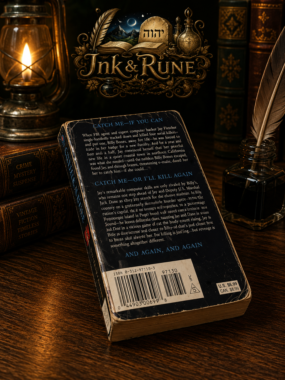 Catch Me by A. J. Holt paperback back cover Catch Me by A. J. Holt paperback back cover