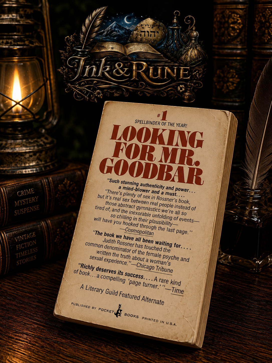 Looking for Mr. Goodbar by Judith Rossner vintage paperback back cover